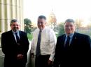ARRL General Counsel Chris Imlay, W3KD (left); Rep Pete King (R-NY), and ARRL Hudson Division Director Mike Lisenco, N2YBB, met recently in Washington.